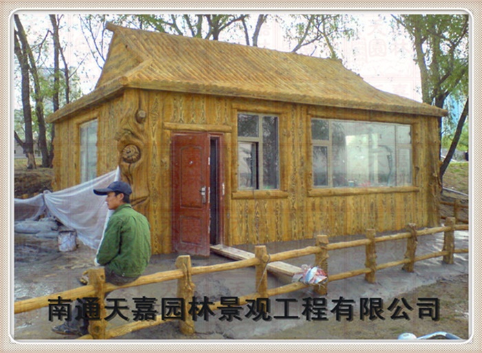 仿木紋樹樁